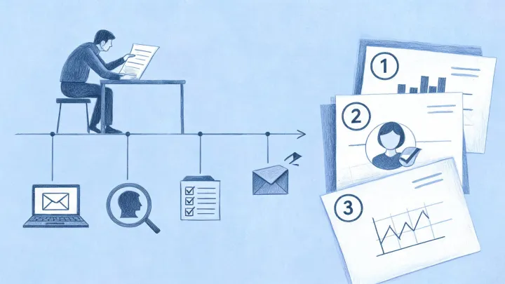 Company research editorial illustration